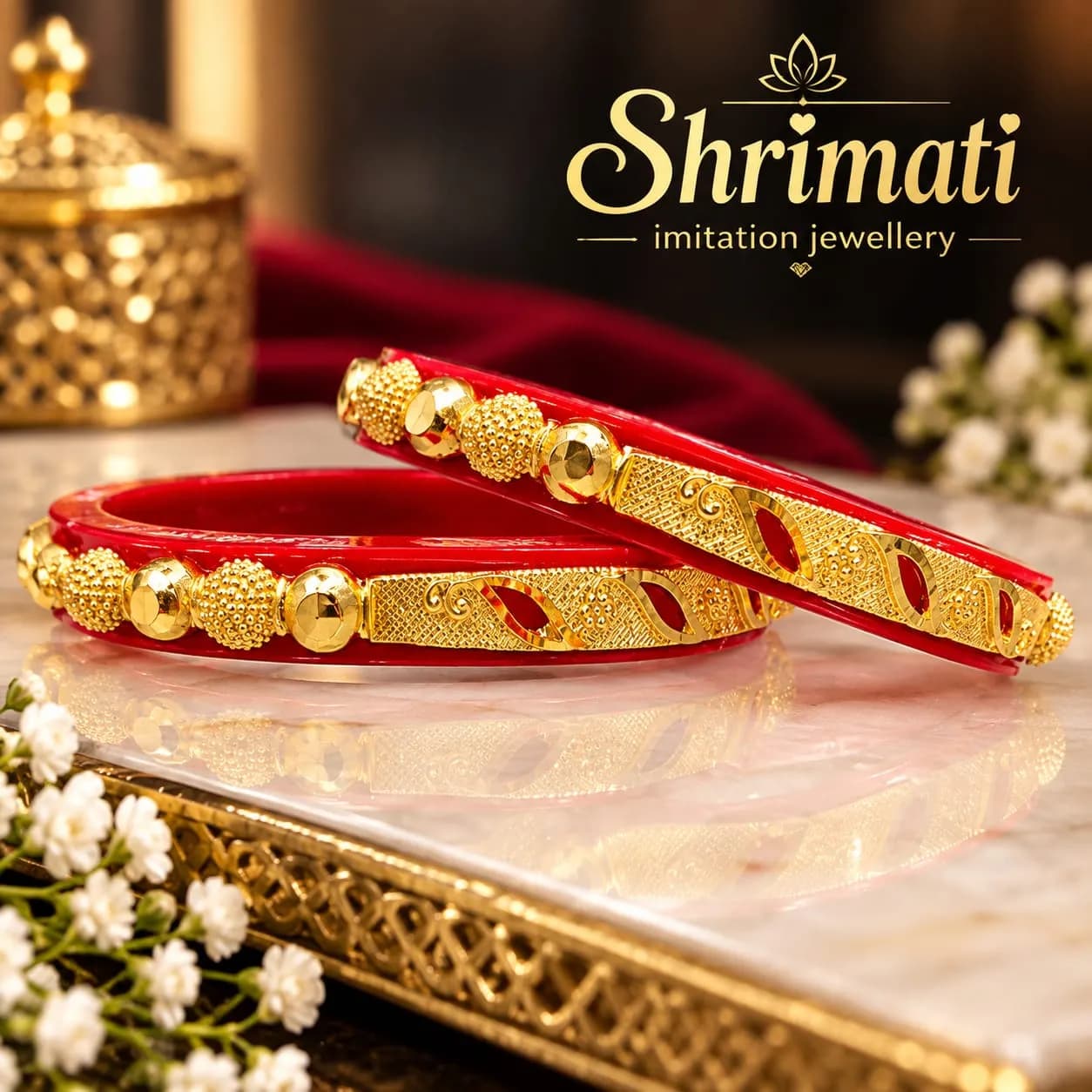 gold plated pola bangle
