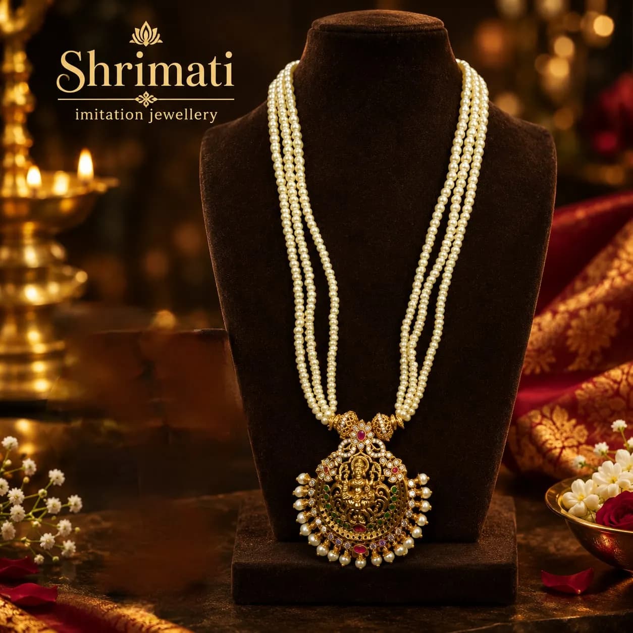  LONG MOTI NECKLACE
