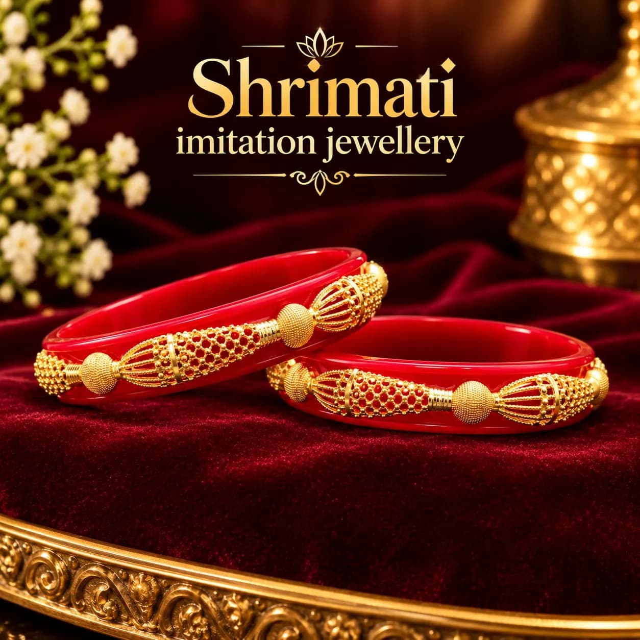 GOLD PLATED BENGALI POLA BANGLES