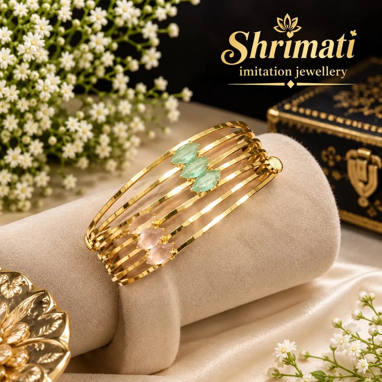 MULTI WIRE OPEN CUFF BRACELET
